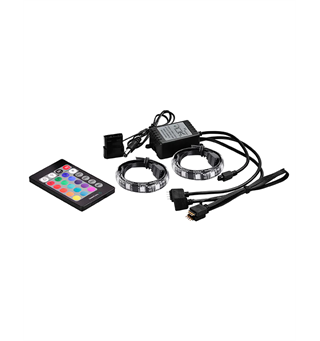 DeepCool RGB LED 350 Kit 2x RGB strips med magnetfeste & kontroll