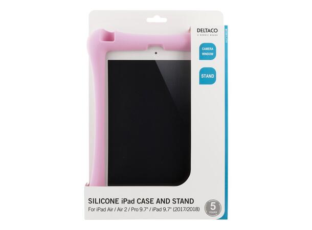 Mykt silikondeksel til iPad 9.7" Rosa Passer til: iPad Air/2 , iPad 9.7" 