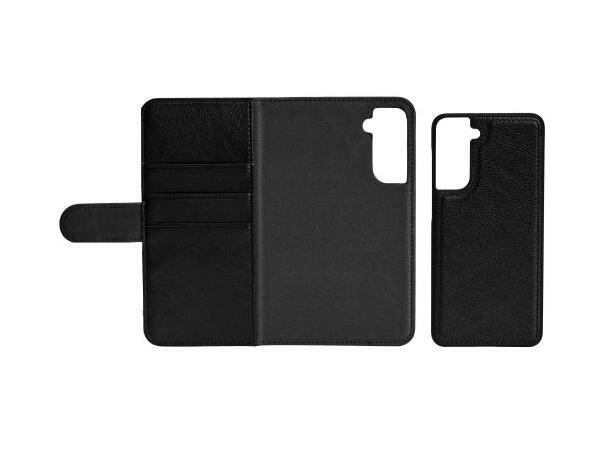 Samsung Galaxy S21 Lommebokdeksel Magnetisk bakdeksel, svart, PU lær 