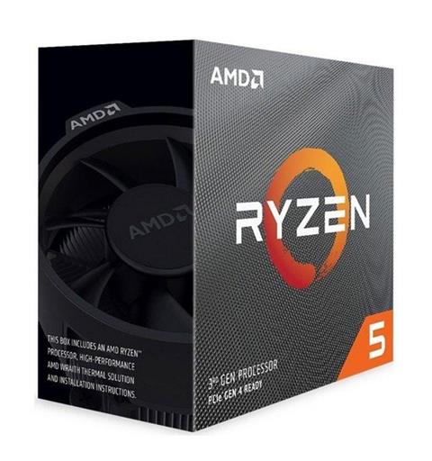 AMD Ryzen 5 4600G CPU med kjøler AM4, 6-Core, 12-Thread, 3.7/4.2GHz