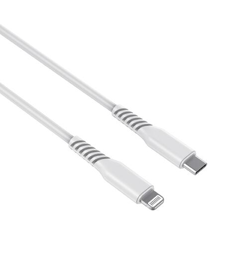 Elivi Lightning til USB C-kabel 1 m Hvit