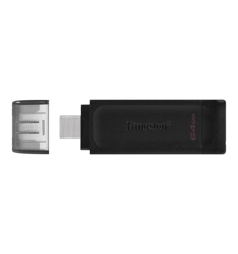 Kingston 64GB DataTraveler 70 USB-C Minnepenn, USB-C 3.2 Gen1
