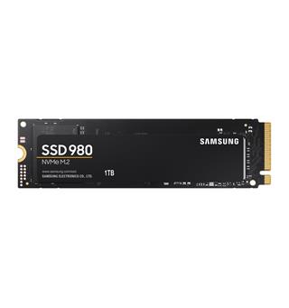 Samsung 980 M.2 NVMe SSD 1TB opptil 3500MB/s les, 3000MB/s skriv