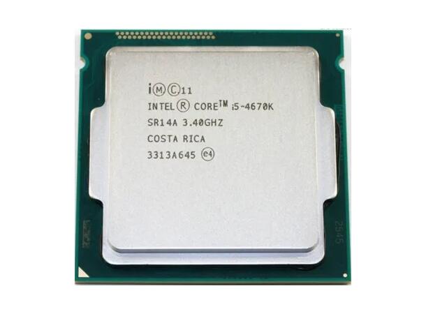 Brukt Intel Core i5-4670K - LGA 1155 - 3.40GHz - Refurbished