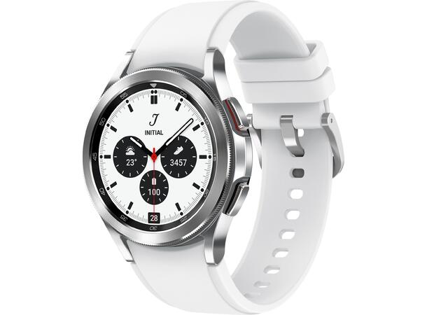 Samsung Galaxy Watch 4 Classic 42mm, GPS, Sølv, Bluetooth, Wifi,Grade A 