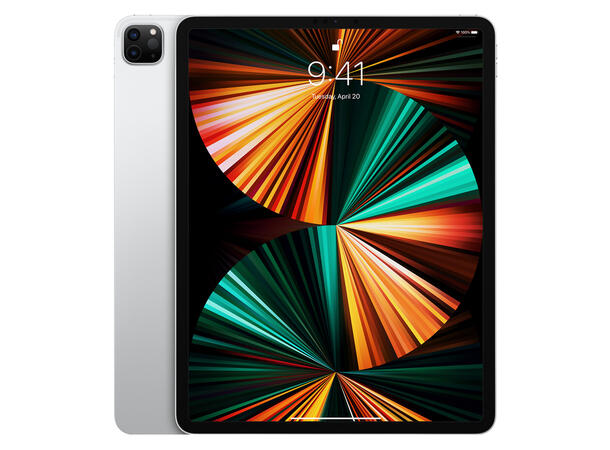 iPad Pro 12.9" 2TB WiFi Sølv Nettbrett, 12,9", Gen 5, 2021, Ny 